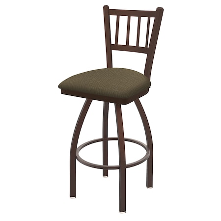 Holland Bar Stool Co 25" Swivel Counter Stool, Bronze Finish, Graph Cork Seat 81025BZ017